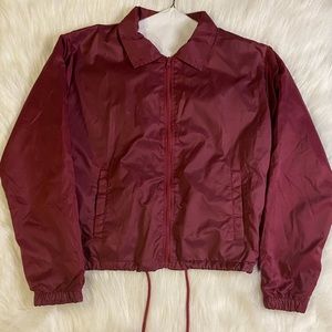 Ace Apparel Windbreaker Jacket with drawstring waist